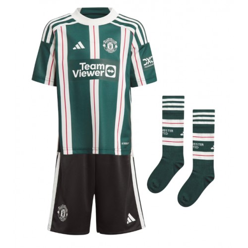 Maillot de foot Manchester United Marcus Rashford #10 Extérieur enfant 2023-24 Manches Courte (+ pantalon court)